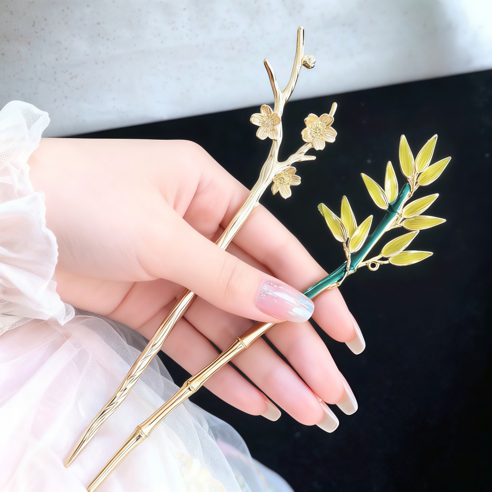 Tech Accessories For Women - Horquilla de aleación esmaltada para mujer,
