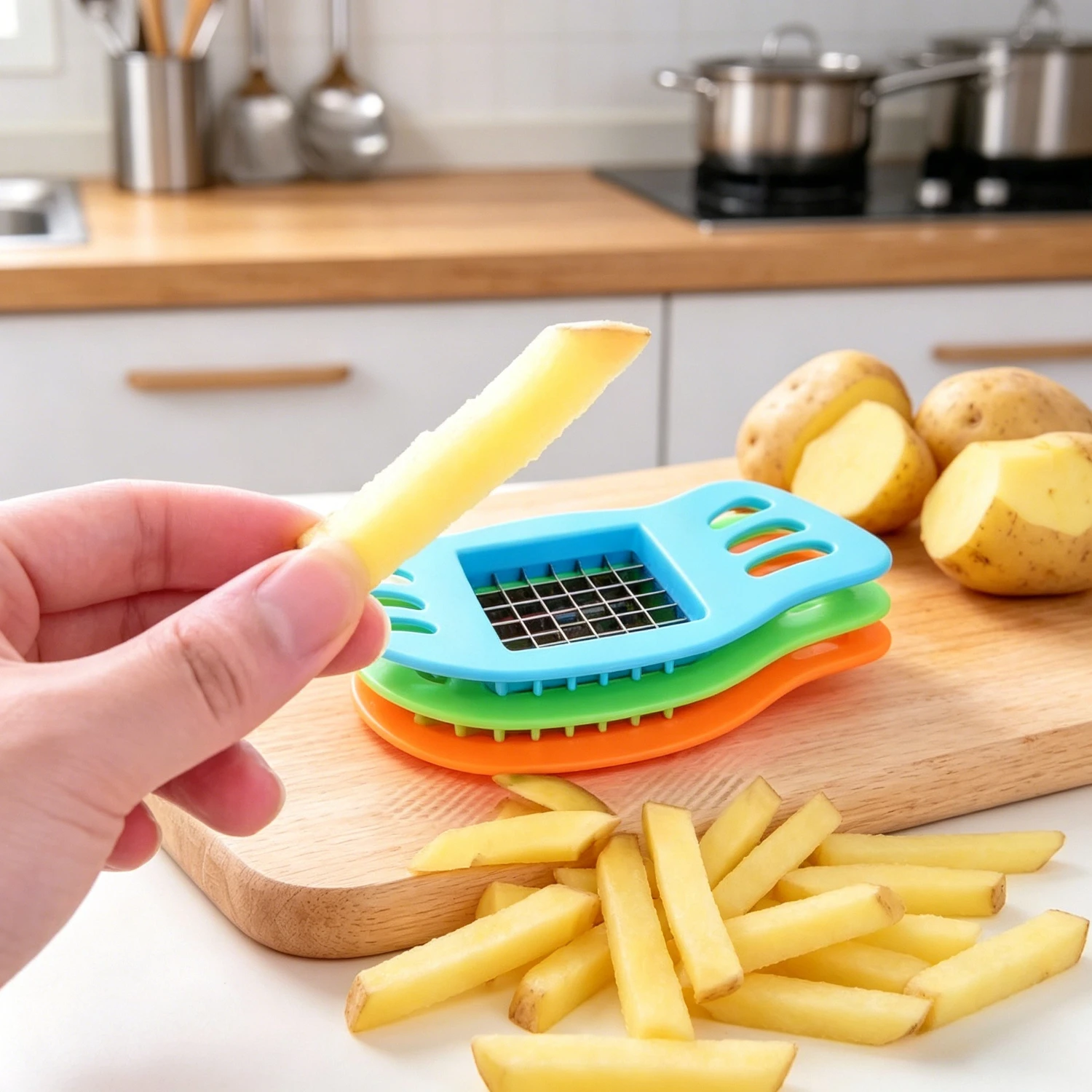 Tech Accessories And Gadgets - Cortador de Patatas Multifuncional, Cortador de