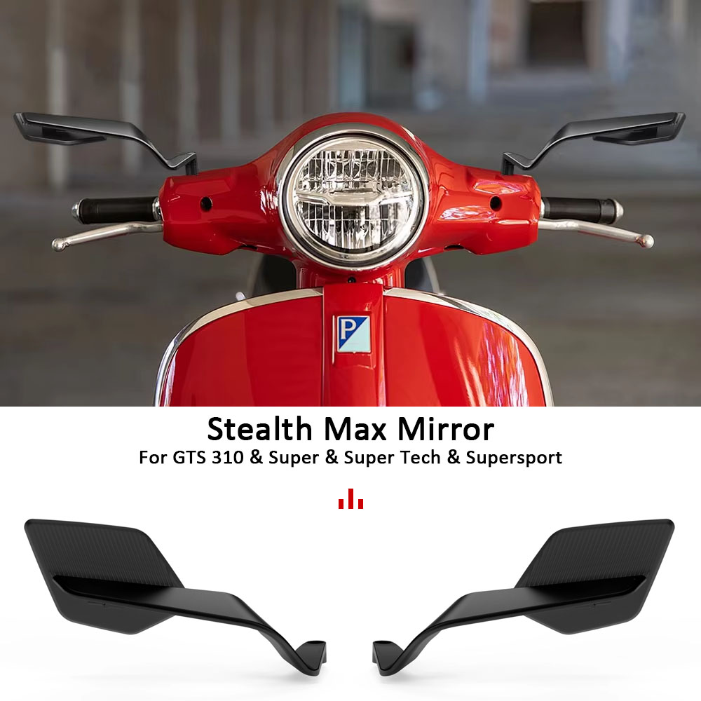 Tech Max Accessories - Espejos Retrovisores Stealth Max 2025 para