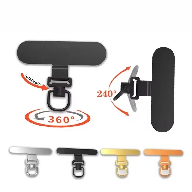 Phone Stand Aluminum - Clip Giratorio 360° para Teléfono, Correa