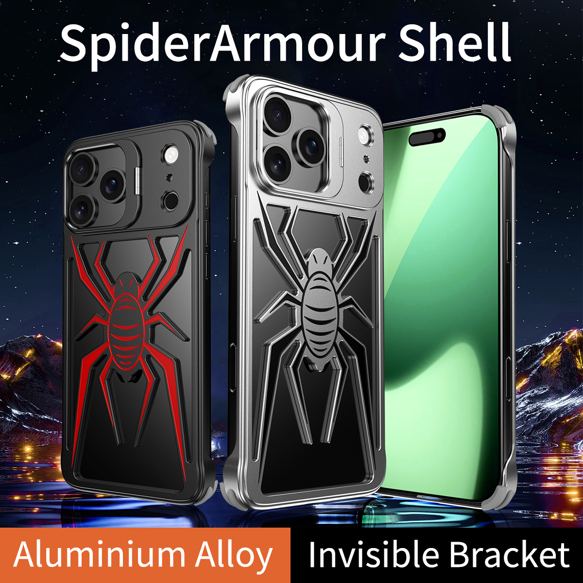 Funda de Metal de Lujo con Dis - Phone Stand Aluminum reseña y precio