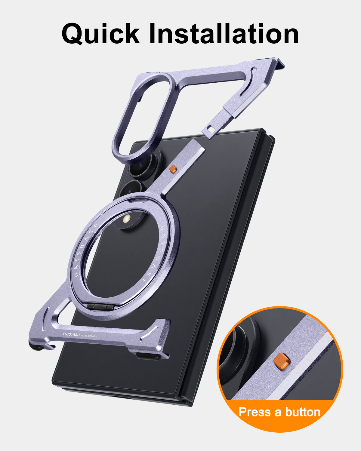 Eary para Samsung Galaxy Z Fol - Phone Stand Aluminum reseña y precio