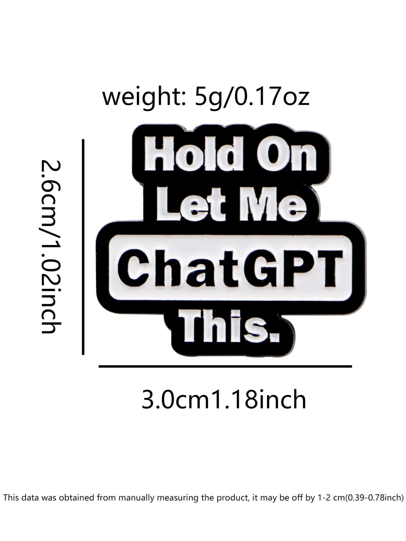 Pin Esmaltado Chatgpt, Emblema - Tech Accessories For Students reseña y precio