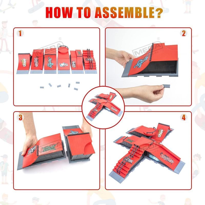 DIY Finger Skatepark 6-en-1 Se - Tech Accessories For Kids reseña y precio