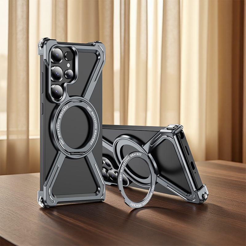 Funda Magnética Giratoria Anti - Phone Stand Aluminum reseña y precio